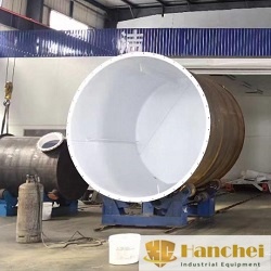 PTFE-PFA lined tank vessel