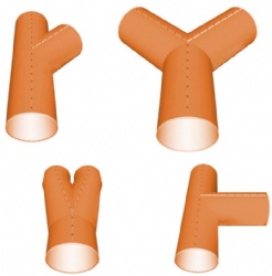 Ventilation fan and duct